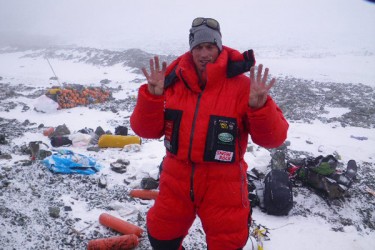 Kenton Cool on his eighth ascent