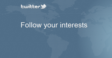 Twitter Follow Your Interests