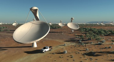 Artist's impression of the Square Kilometre Array (SKA)